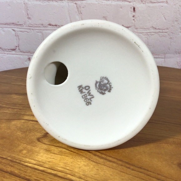 Vintage Lefton Hand Painted Owl KW866 Porcelain Figurine - Picture 7 of 7